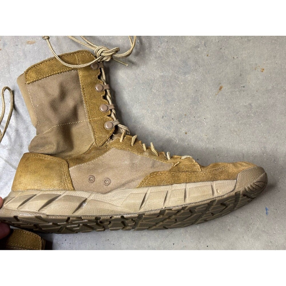 Oakley 11188-86W Tactical Boots Men 8.5 Tan Military Combat Lace Up - Picture 5 of 10
